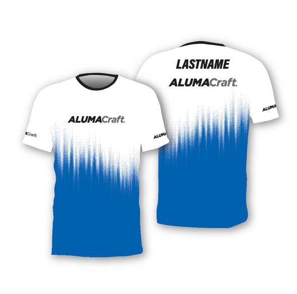 Personalized Alumacraft Dotted Wave Short Sleeve Jersey