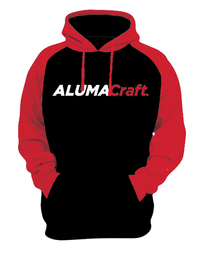 Alumacraft Men's Colorblock Hoodie-Black