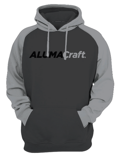 Alumacraft Men's Colorblock Hoodie-Gray