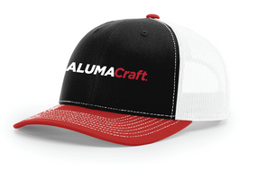Alumacraft Trucker Snapback Cap Black/Red/White